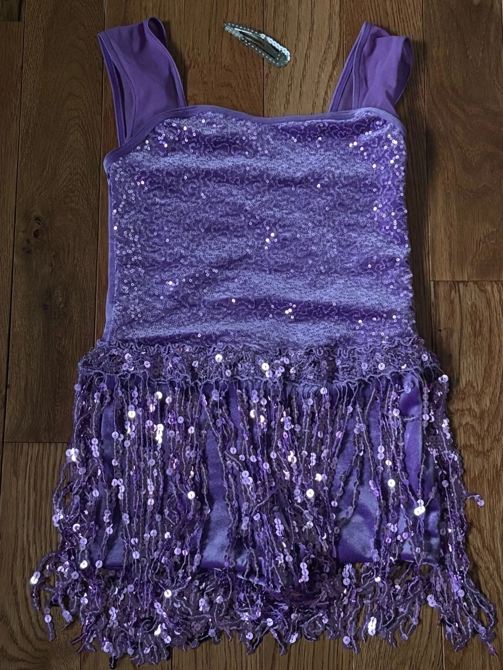 Weissman Purple Sequin Dance Costume